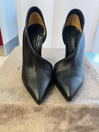 Albano Scarpe Donna Pelle Nere Tg 37