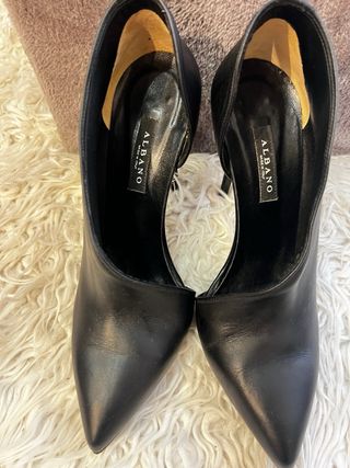 Albano Scarpe Donna Pelle Nere Tg 37