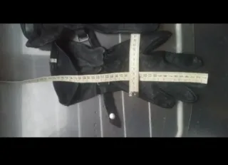 Guantes de moto de cuero negros