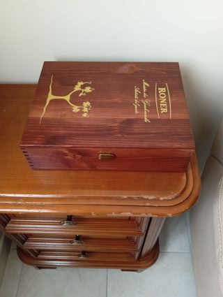 Cassetta di legno - grappa Roner Gewürztraminer