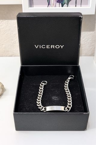 Pulsera Viceroy Cadena con Placa Plata