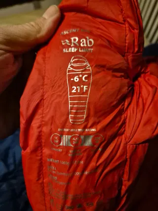 Saco de Plumas Rab Ascent 500