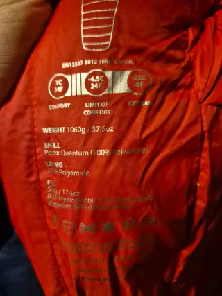 Saco de Plumas Rab Ascent 500