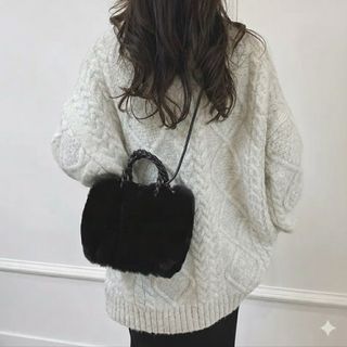 Borsa lussuosa stile coreano Colore Nero