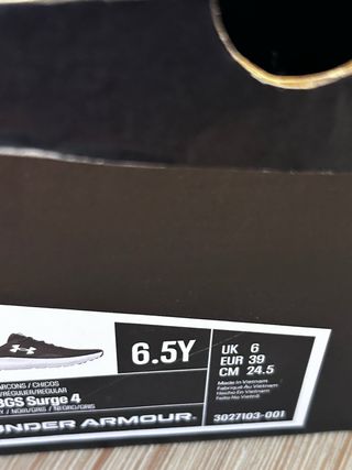 Zapatillas Under Armour Mujer Talla 39