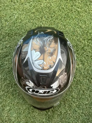 Casco Moto HJC Negro con Funda