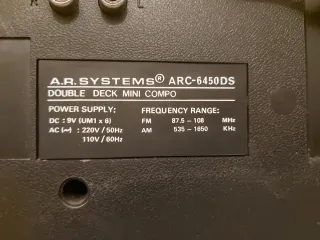 se vende radio cassette en buen estado