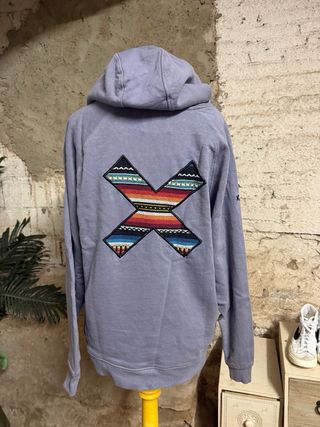 Sudadera Blue Banana Lila con Logo