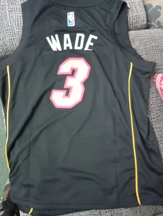 Camiseta NBA Miami Heat Wade Talla L Niño