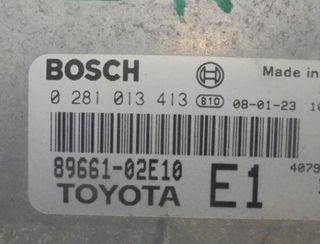 8966102e10 centralita motor toyota auris 4369348