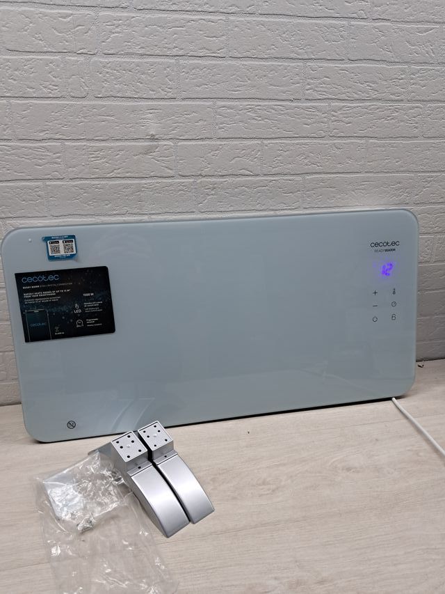 Connection Convector de 1500 W con placa de cristal y Wi-Fi