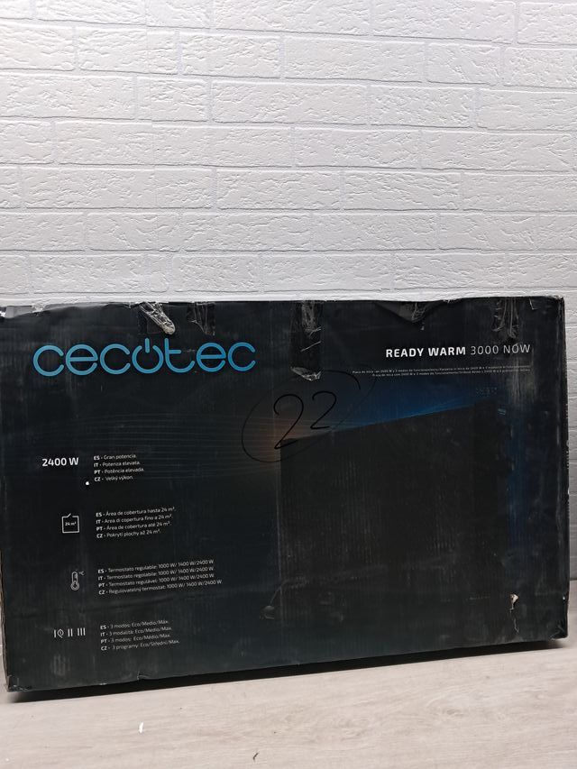 Cecotec Radiador Eléctrico Bajo