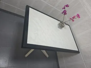 4 Sillas Cocina Blancas y Metal. Conjunto por 80€.