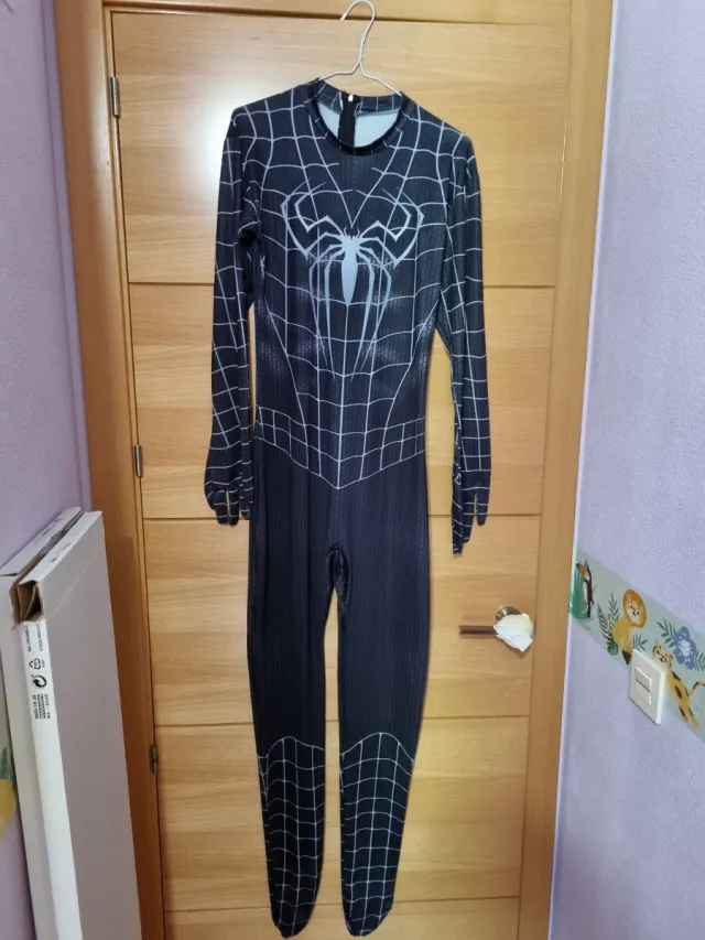 Costume Spiderman Nero Adulto Taglia M
