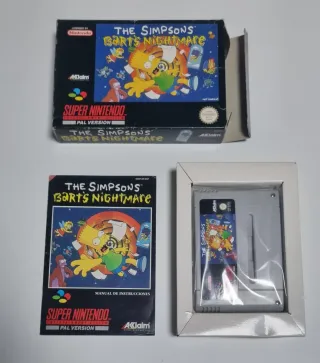 🇪🇸 Simpsons Bart's Nightmare Super Nintendo snes