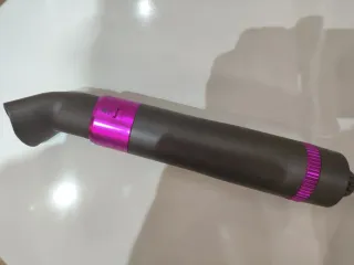 Secador de pelo 1200W gris y rosa