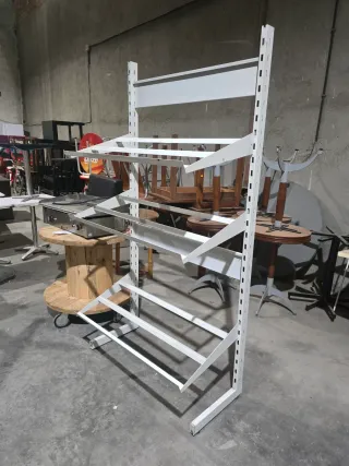 Estantería Frutera Panadera Metálica Blanca