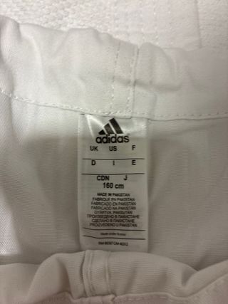 Judogi Adidas J500 Blanco Talla 160