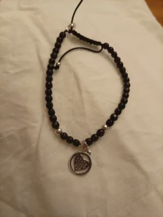 Pulsera Lotus Plata Corazón Circonitas