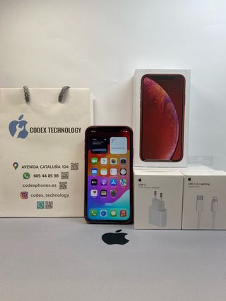 iPhone XR ROJO 64GB BATERÍA 100%