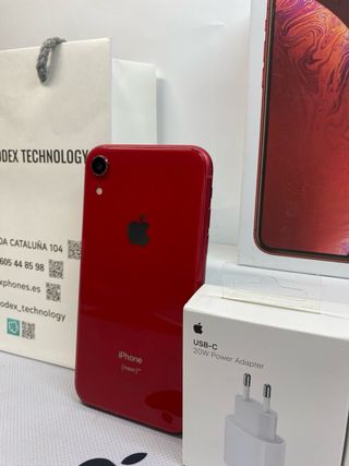 iPhone XR ROJO 64GB BATERÍA 100%