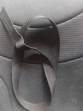 Silla coche bebé negra