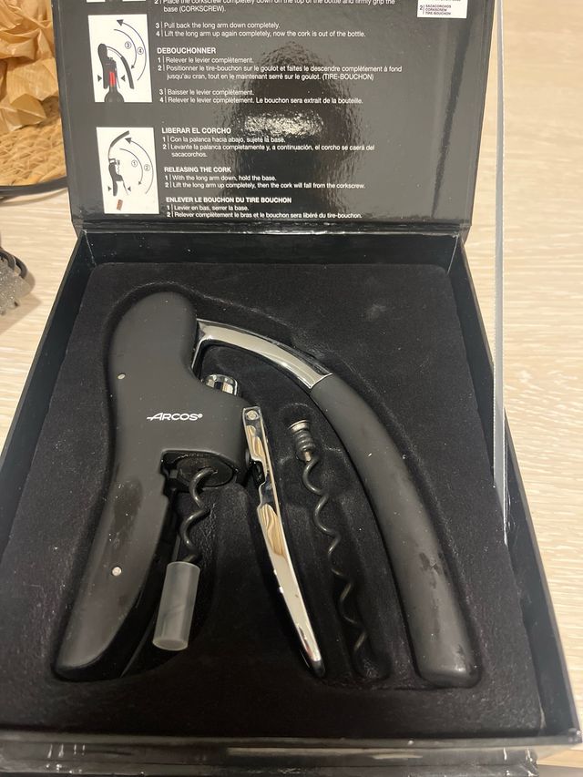 Sacacorchos Arcos Manual