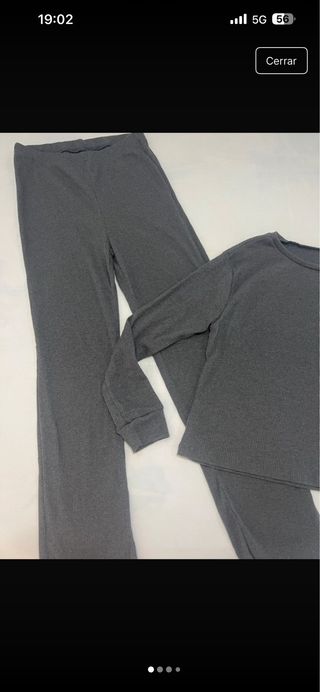 Conjunto gris sin estrenar talla m