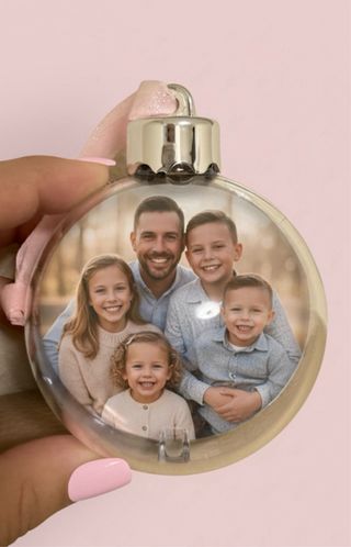 Bola Navidad Personalizada Foto Familiar