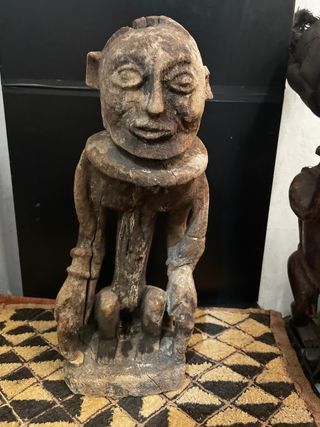 Figura Arte Africano Madera Tallada