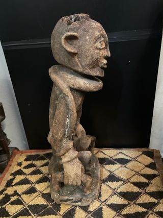 Figura Arte Africano Madera Tallada