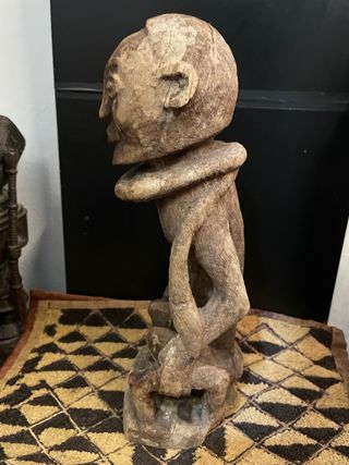 Figura Arte Africano Madera Tallada