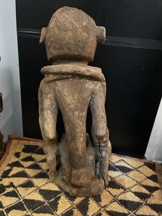 Figura Arte Africano Madera Tallada