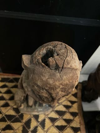 Figura Arte Africano Madera Tallada