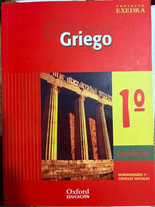 Griego 1.º Bachillerato Exedra. Libro del alumno