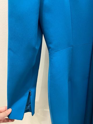 Vestido midi Victoria azul