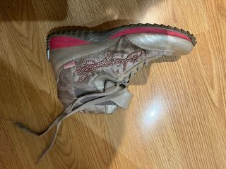 Bambas Roberto Cavalli caña alta rosas y pla