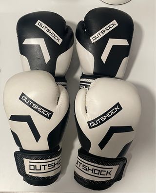 Lote de 2 pares de guantes de boxeo