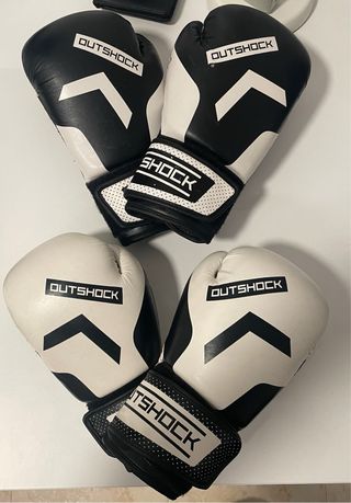 Lote de 2 pares de guantes de boxeo