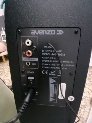 Altavoz  Bluetooth negra