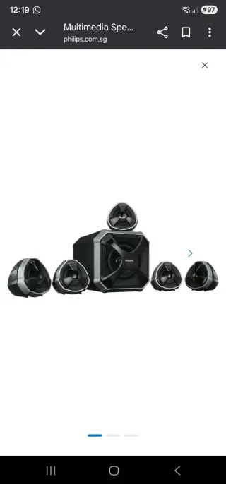 Altoparlanti Surround Sound 5.1 Philips 160W