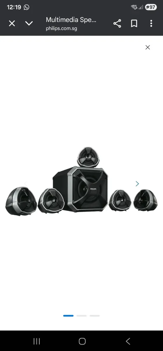 Philips 5.1 Surround Sound Speakers 160W
