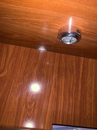 Mueble vitrina cristal puestas ovaladas