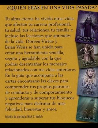 Cartas Oráculo Vidas Pasadas Doreen Virtue