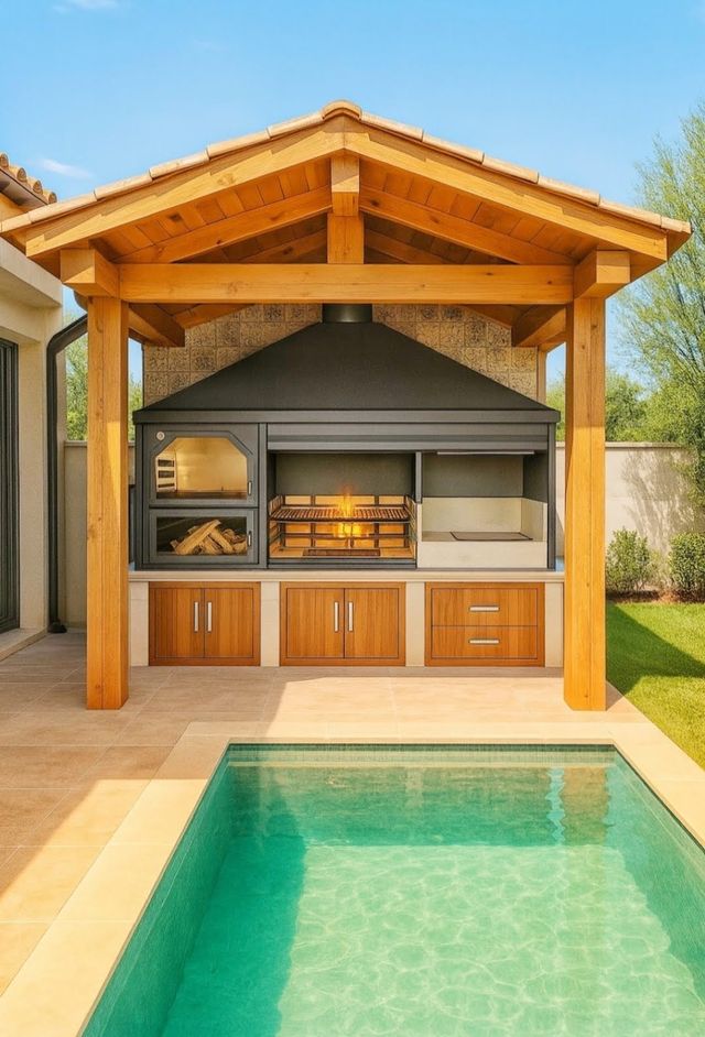 Barbacoas a legna e carbone, parrillas argentine su misura, forni