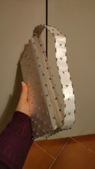 Pochette fatta a mano con perline