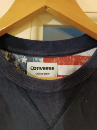 Felpa Converse XL cotone Made in Italy