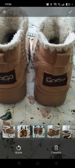 Stivaletti scamosciati marroni