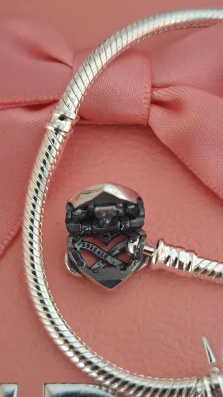 Pulsera Pandora Corazón Infinito Talla 18cm