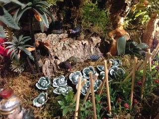 Belén 300 piezas resina 12 cm